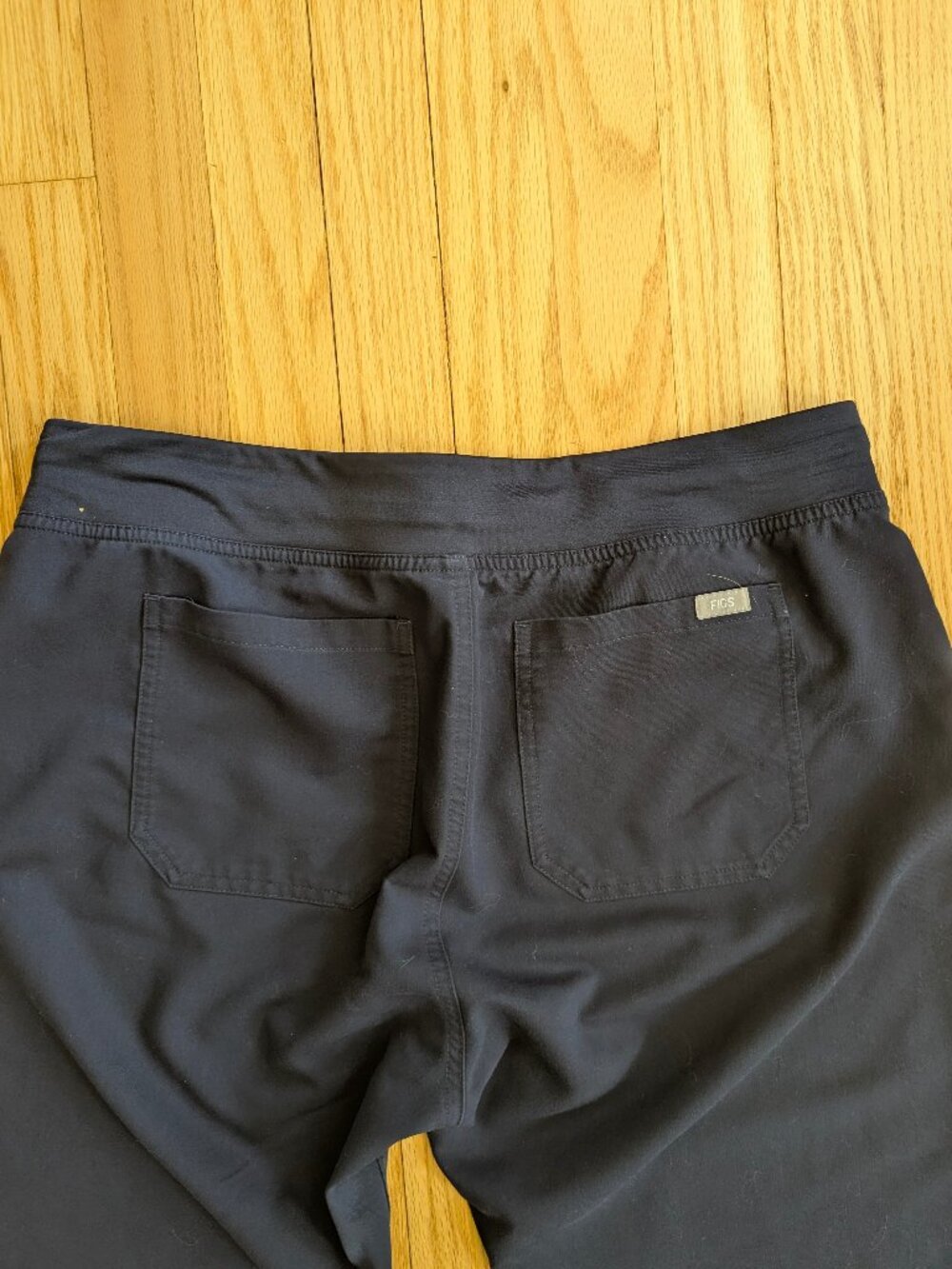 FIGS Livingston Basic Scrub Pants Men's Large 30" length navy Blue straight leg - Picture 5 of 11